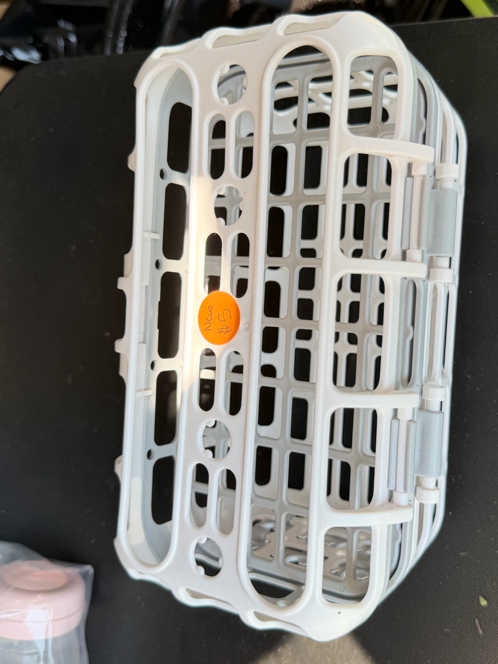 New White baby bottle Plastic dishwasher Basket